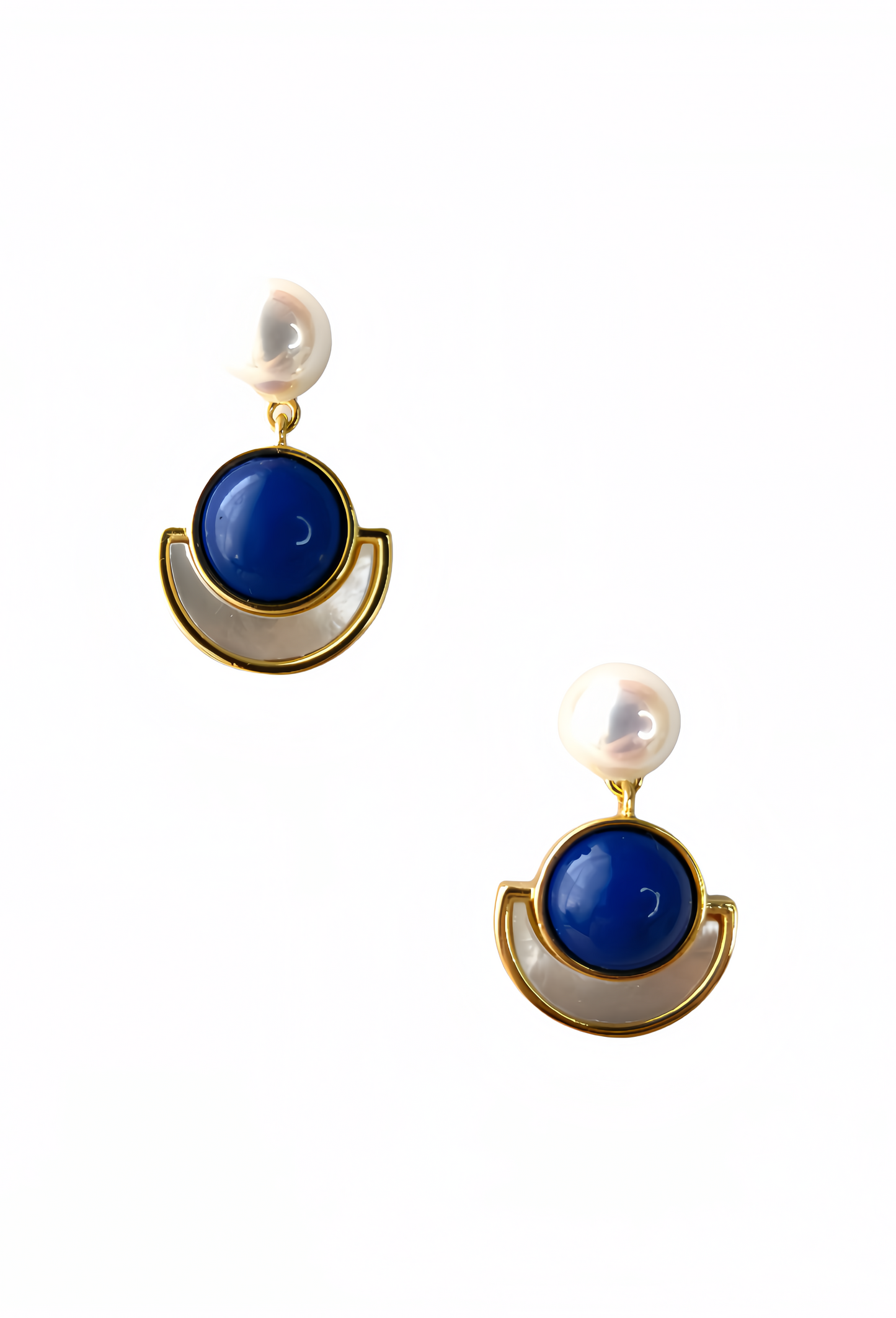 Pearl Mother-of-Pearl Pendant Earring