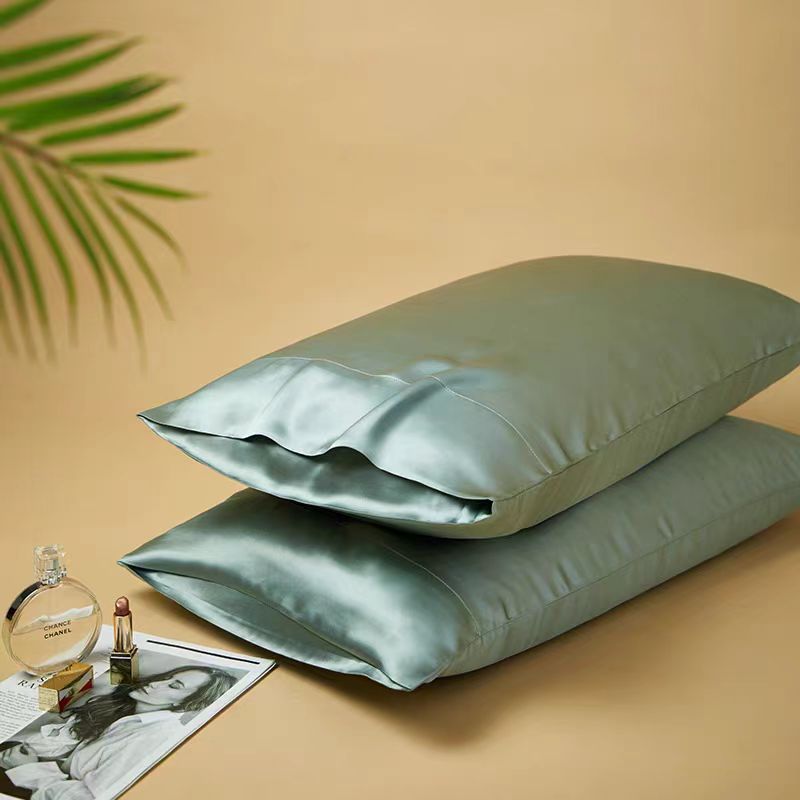 18 Colors Double Sided Silk Pillowcase