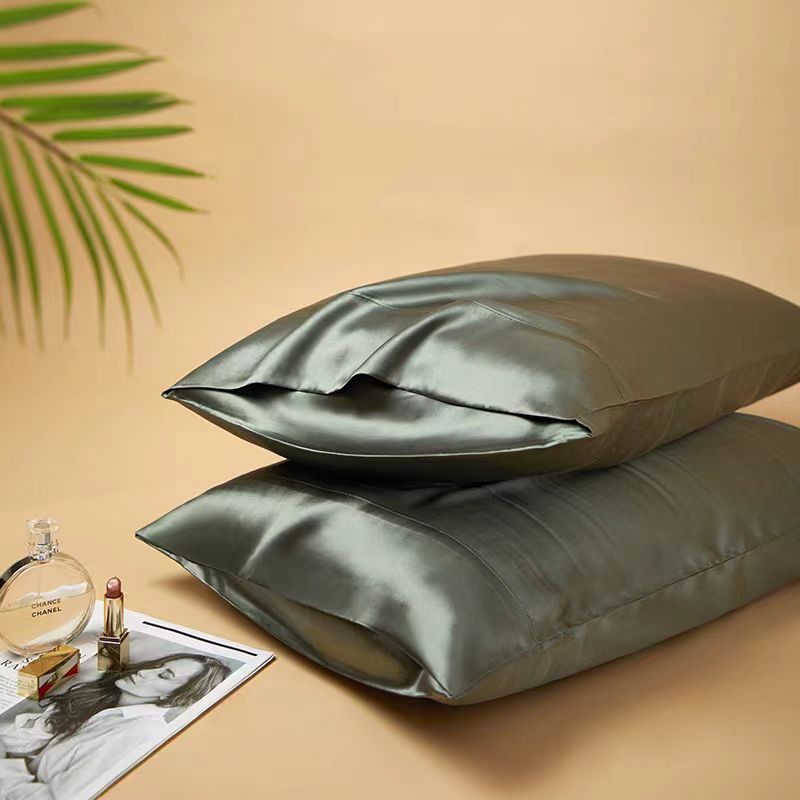 18 Colors Double Sided Silk Pillowcase