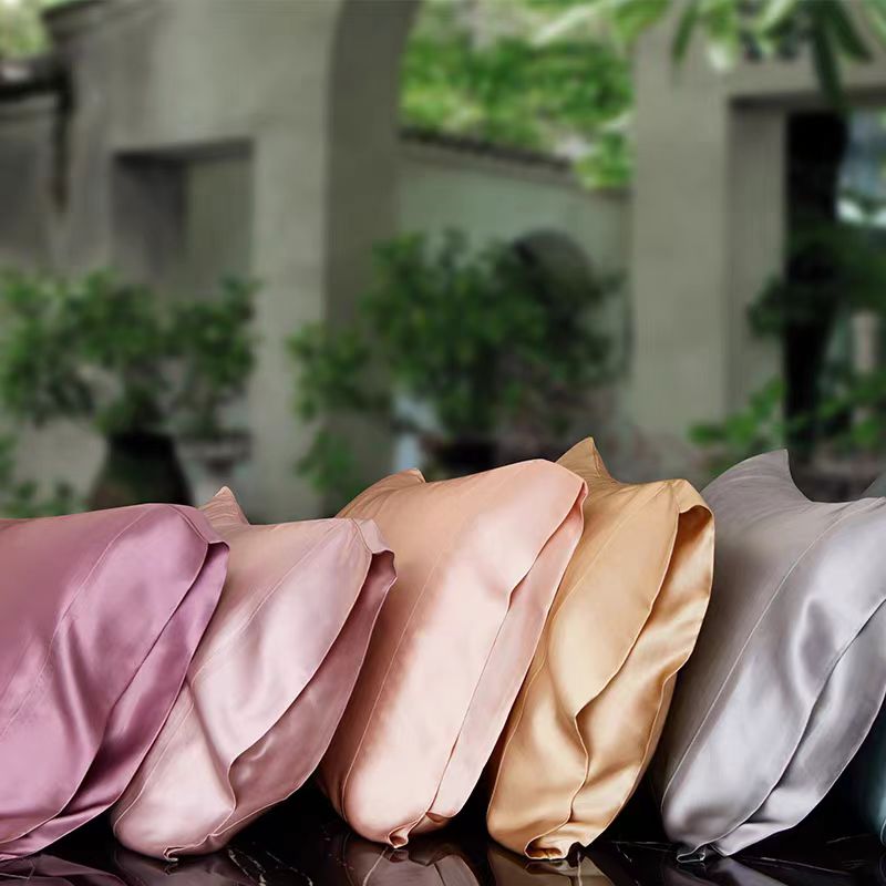 18 Colors Double Sided Silk Pillowcase