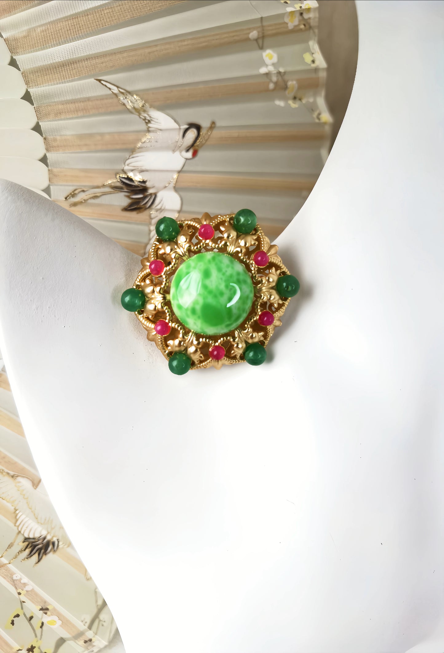 Colored Jewel Earring - Emerald Dream (collectors edition)