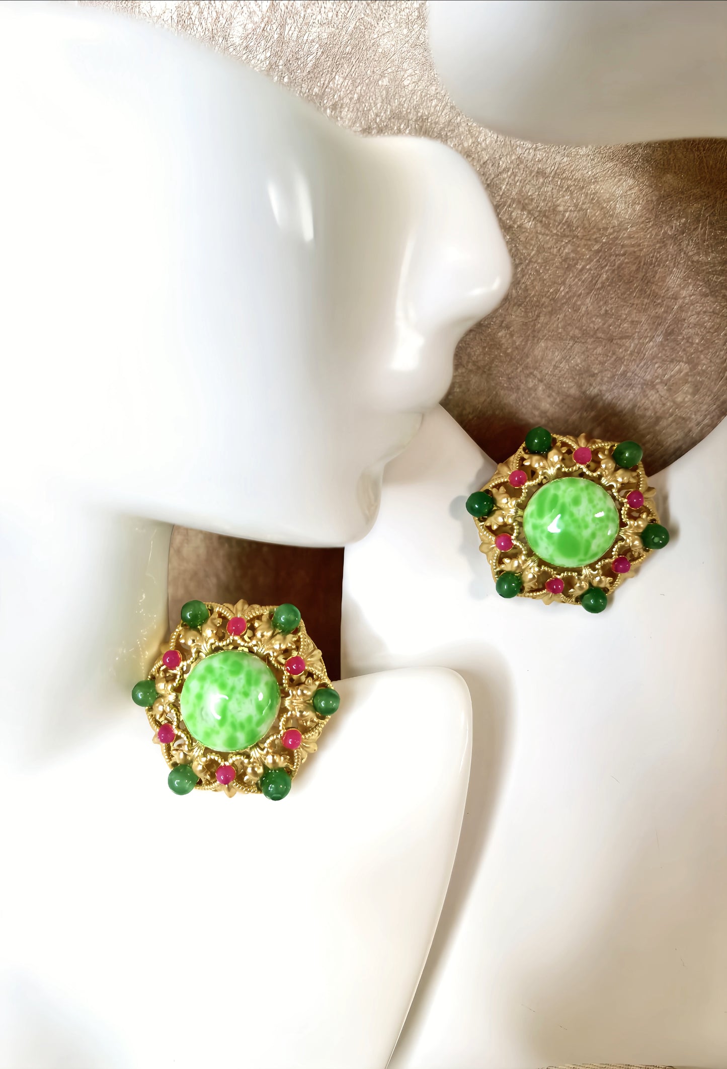 Colored Jewel Earring - Emerald Dream (collectors edition)