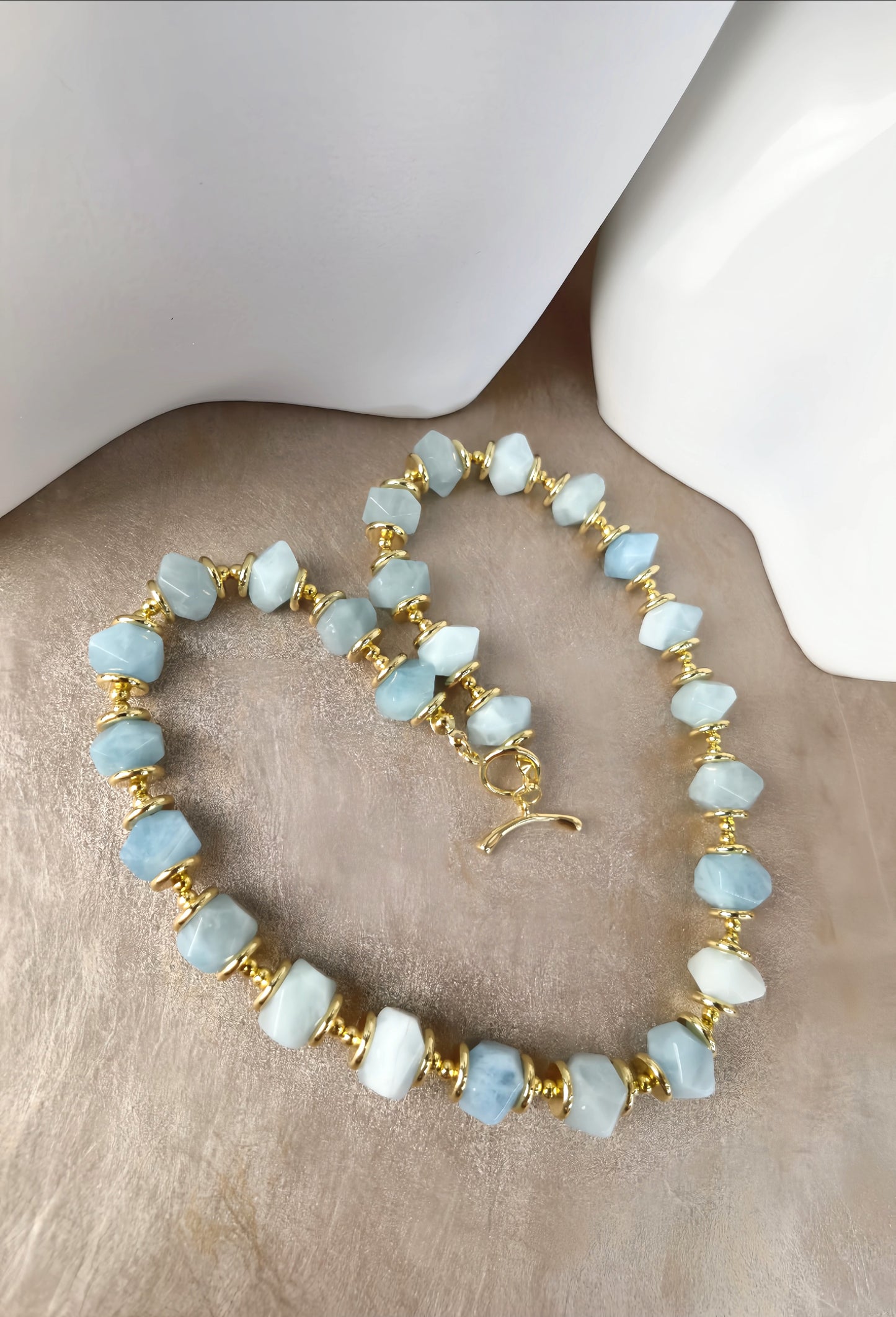 Blue Lake Natural Stone Necklace