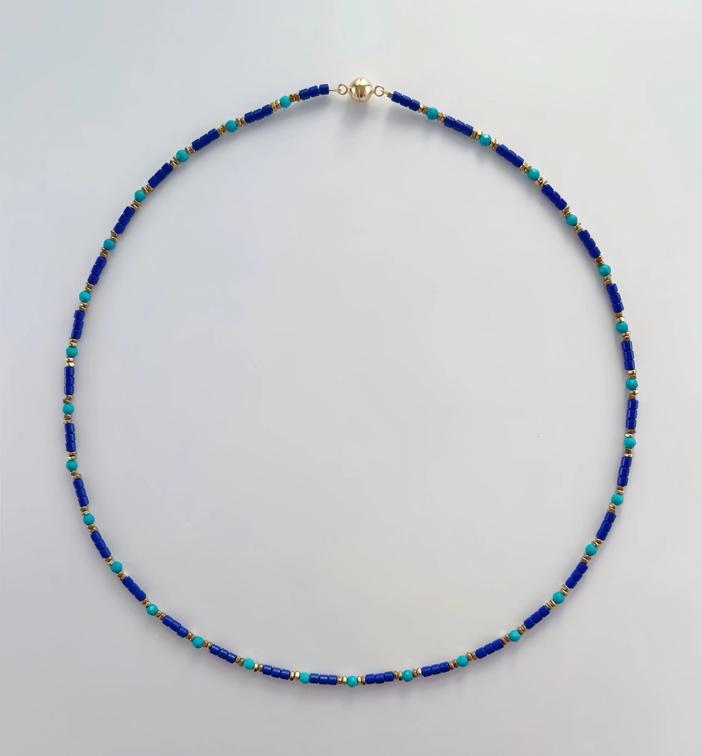 Rainbow Forest Natural Stone Necklace (designer edition)