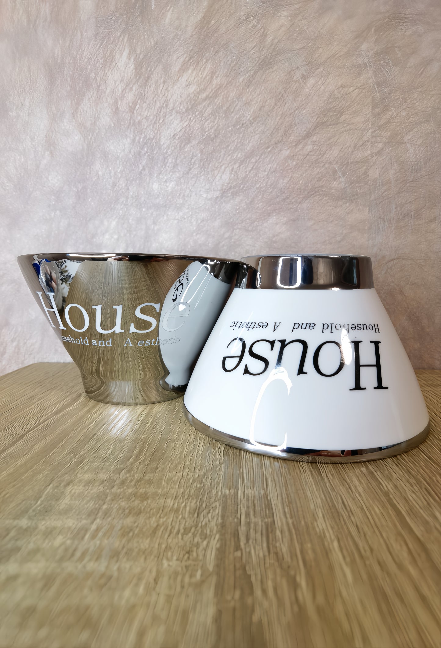 White / Silver Bowl Set (designer edition)