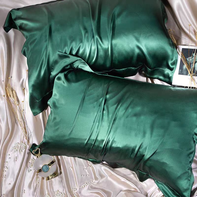 14 Colors Double Sided Silk Pillowcase