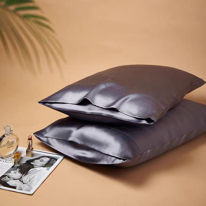 18 Colors Double Sided Silk Pillowcase