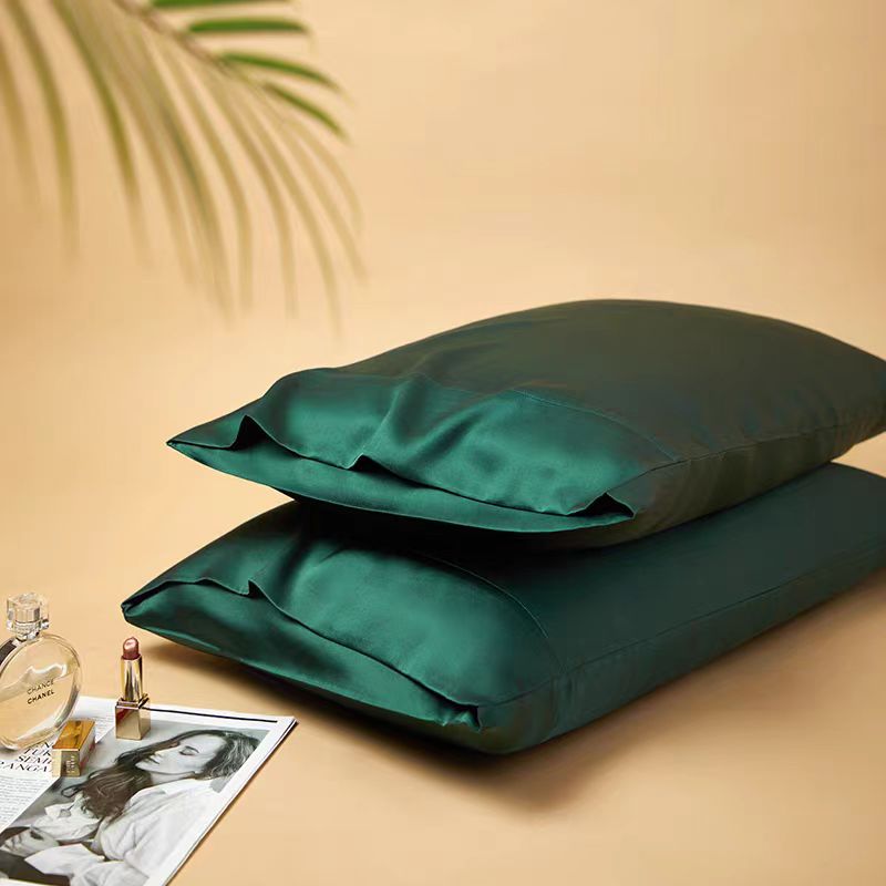 18 Colors Double Sided Silk Pillowcase