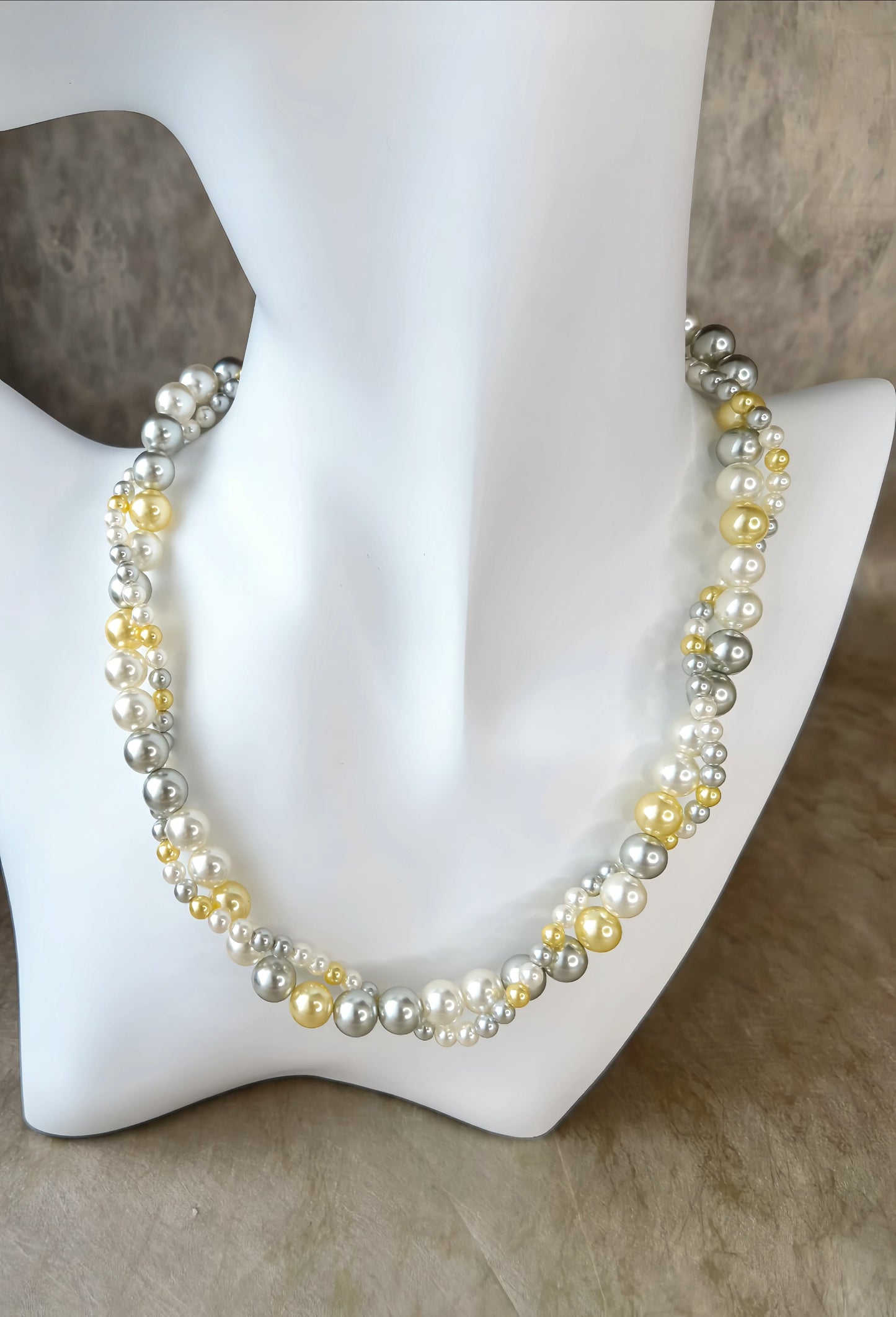 Candy Colored Pearl Necklace